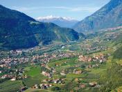 Panorama di Lagundo e Tirolo